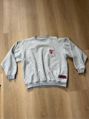 Vintage 90s NBA Chicago Bulls Pro Edge Grey Crewneck Sweatshirt M